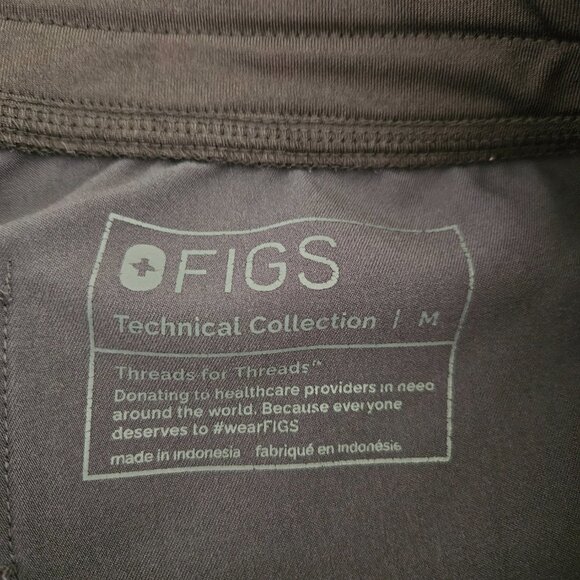 Figs High Waisted Zamora Jogger Scrub Pants - Grey - sz M - EUC - Picture 3 of 9